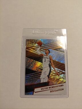 Revolution Holographic Basketball Card Case - Gold, Blue, Black